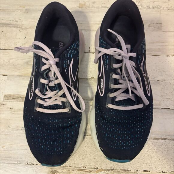 Brooks Glycerin 20 Women's Size 9 Road Running Shoes Blue Gym Sneaker Trainer - Picture 3 of 13